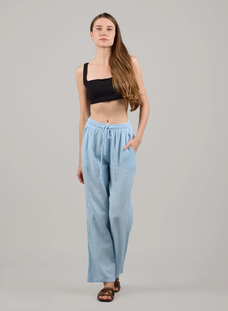 جاست نيتشر سراويل مستقيمة الساق بقصّة مريحة